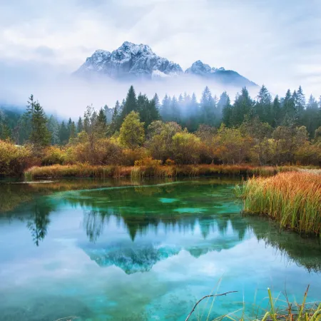 NOTIQUE Poznámkový kalendář Alpy 2026, 30 x 30 cm