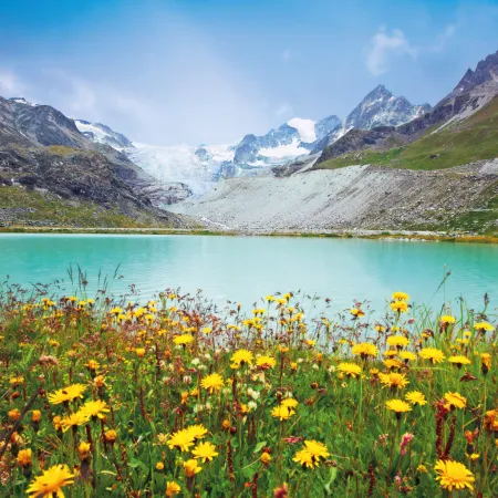 NOTIQUE Poznámkový kalendář Alpy 2026, 30 x 30 cm