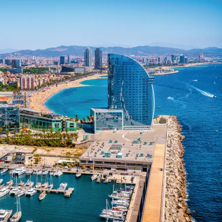 NOTIQUE Poznámkový kalendář Barcelona 2026, 30 x 30 cm