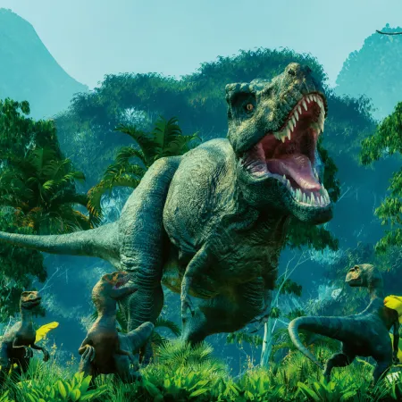 NOTIQUE Poznámkový kalendář Dinosauři 2026, 30 x 30 cm