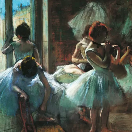 NOTIQUE Poznámkový kalendář Edgar Degas 2026, 30 x 30 cm
