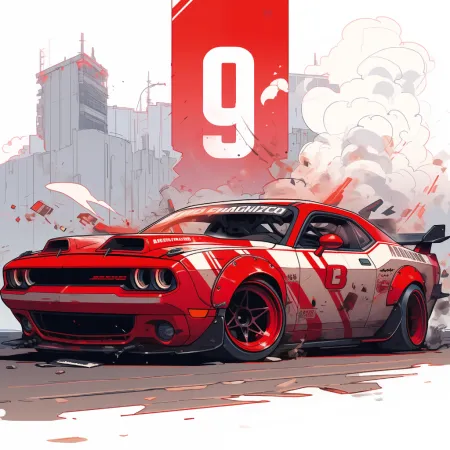 NOTIQUE Poznámkový kalendář Fantastická auta 2026, 30 x 30 cm