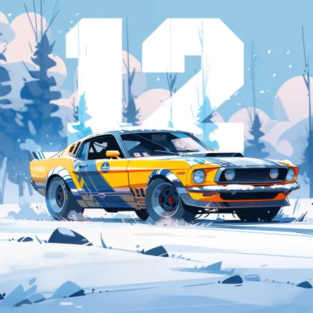 NOTIQUE Poznámkový kalendář Fantastická auta 2026, 30 x 30 cm