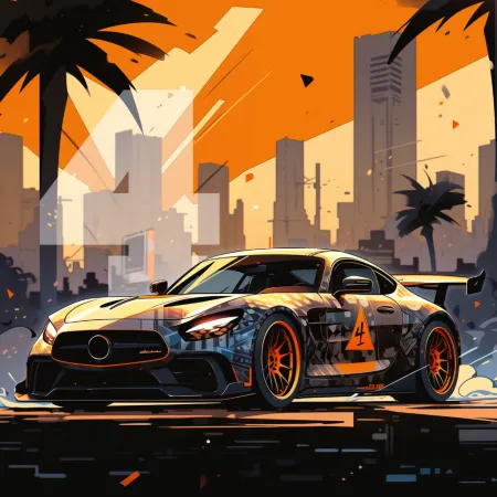 NOTIQUE Poznámkový kalendář Fantastická auta 2026, 30 x 30 cm