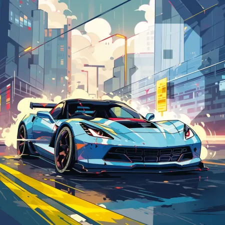 NOTIQUE Poznámkový kalendář Fantastická auta 2026, 30 x 30 cm