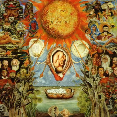 NOTIQUE Poznámkový kalendář Frida Kahlo 2026, 30 x 30 cm