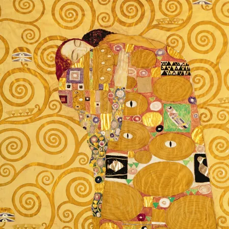 NOTIQUE Poznámkový kalendář Gustav Klimt 2026, 30 x 30 cm