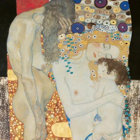 NOTIQUE Poznámkový kalendář Gustav Klimt 2026, 30 x 30 cm