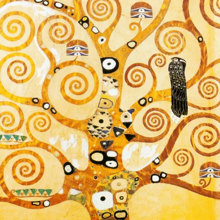 NOTIQUE Poznámkový kalendář Gustav Klimt 2026, 30 x 30 cm