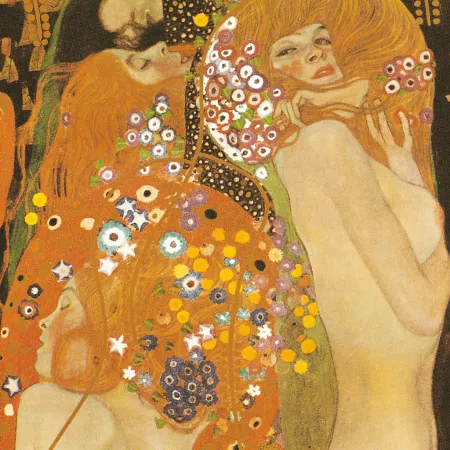 NOTIQUE Poznámkový kalendář Gustav Klimt 2026, 30 x 30 cm