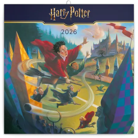 NOTIQUE Poznámkový kalendář Harry Potter 2026, 30 x 30 cm