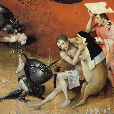 NOTIQUE Poznámkový kalendář Hieronymus Bosch 2026, 30 x 30 cm