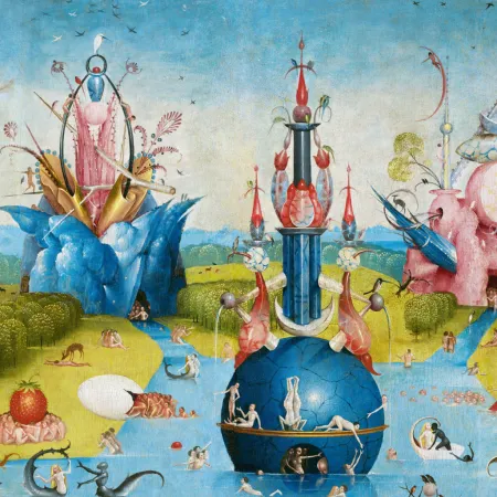 NOTIQUE Poznámkový kalendář Hieronymus Bosch 2026, 30 x 30 cm