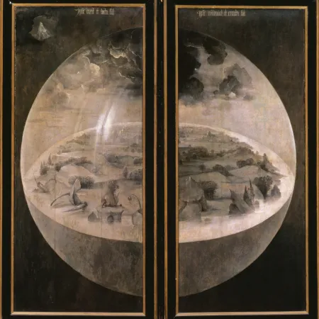 NOTIQUE Poznámkový kalendář Hieronymus Bosch 2026, 30 x 30 cm