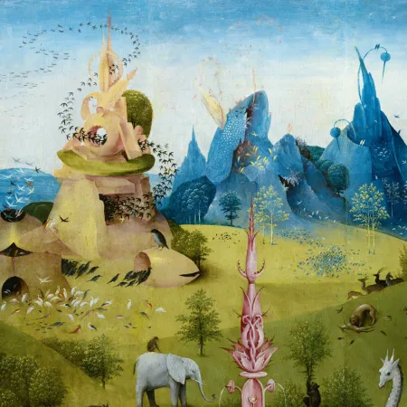 NOTIQUE Poznámkový kalendář Hieronymus Bosch 2026, 30 x 30 cm