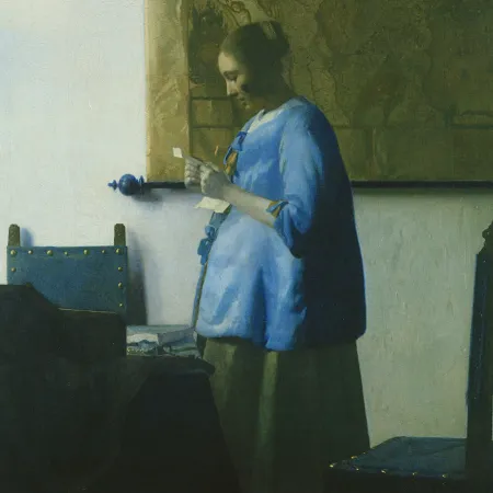 NOTIQUE Poznámkový kalendář Johannes Vermeer 2026, 30 x 30 cm
