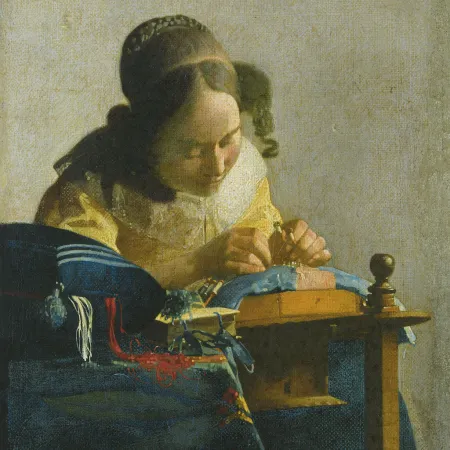 NOTIQUE Poznámkový kalendář Johannes Vermeer 2026, 30 x 30 cm