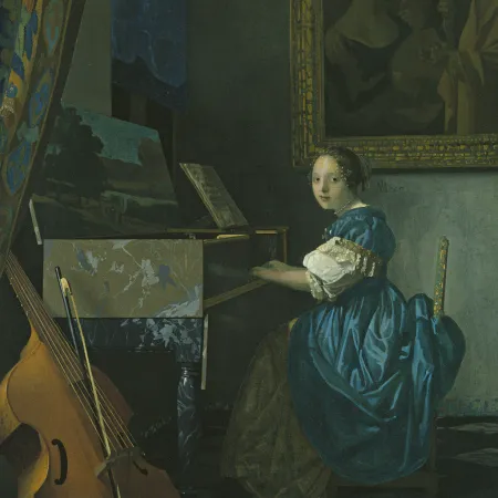 NOTIQUE Poznámkový kalendář Johannes Vermeer 2026, 30 x 30 cm