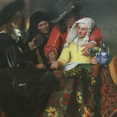 NOTIQUE Poznámkový kalendář Johannes Vermeer 2026, 30 x 30 cm