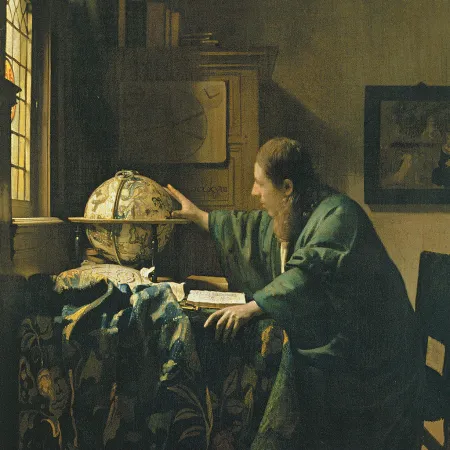 NOTIQUE Poznámkový kalendář Johannes Vermeer 2026, 30 x 30 cm