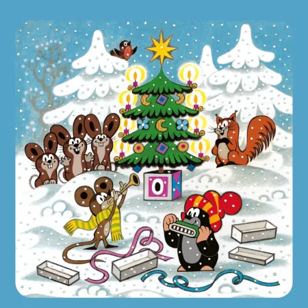 NOTIQUE Poznámkový kalendář Krteček 2026, 30 x 30 cm