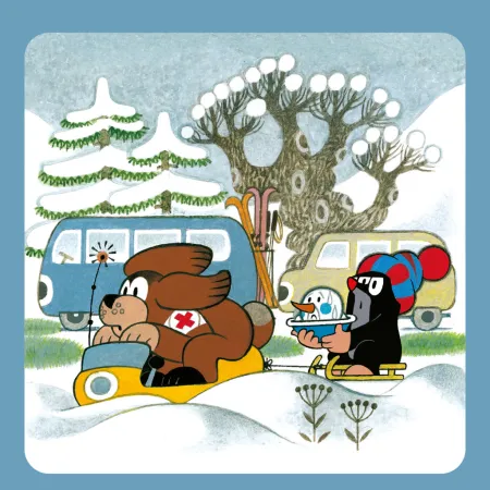 NOTIQUE Poznámkový kalendář Krteček 2026, 30 x 30 cm