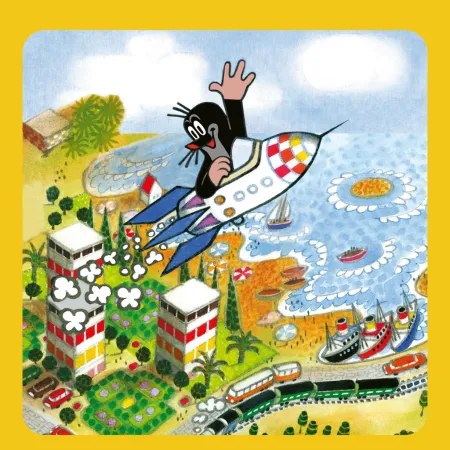 NOTIQUE Poznámkový kalendář Krteček 2026, 30 x 30 cm