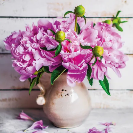 NOTIQUE Poznámkový kalendář Květiny 2026, 30 x 30 cm