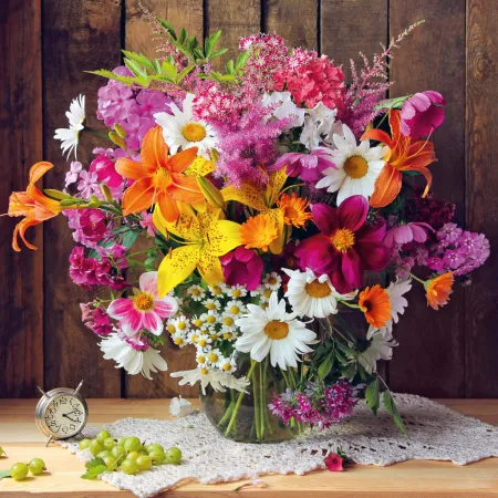 NOTIQUE Poznámkový kalendář Květiny 2026, 30 x 30 cm