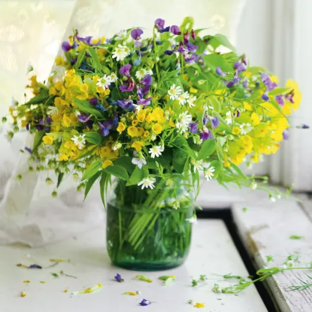 NOTIQUE Poznámkový kalendář Květiny 2026, 30 x 30 cm