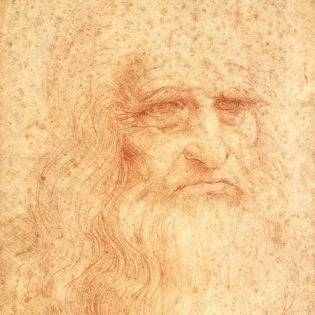 NOTIQUE Poznámkový kalendář Leonardo da Vinci 2026, 30 x 30 cm