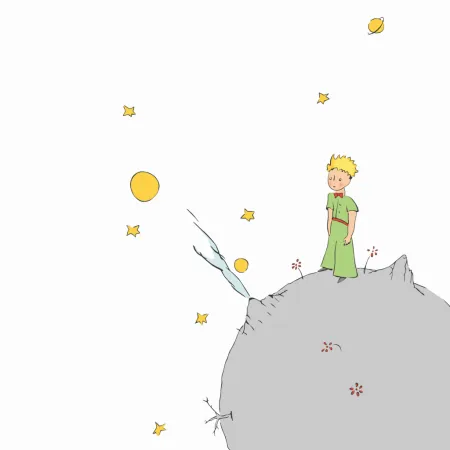 NOTIQUE Poznámkový kalendář Malý princ 2026, 30 x 30 cm