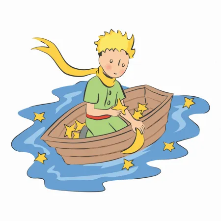 NOTIQUE Poznámkový kalendář Malý princ 2026, 30 x 30 cm