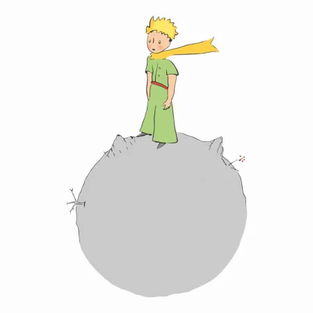 NOTIQUE Poznámkový kalendář Malý princ 2026, 30 x 30 cm