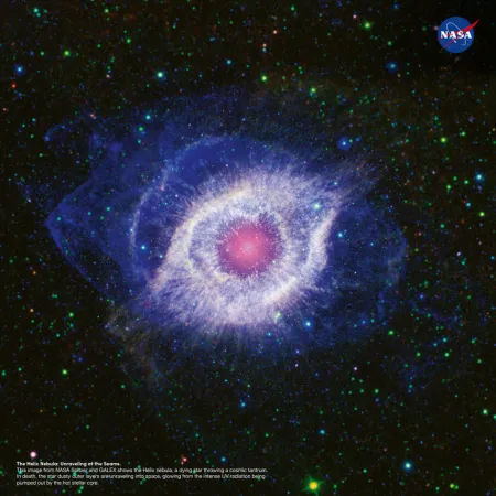 NOTIQUE Poznámkový kalendář NASA 2026, 30 x 30 cm