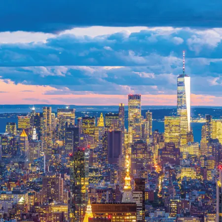 NOTIQUE Poznámkový kalendář New York 2026, 30 x 30 cm