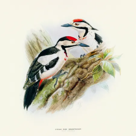 NOTIQUE Poznámkový kalendář Ptáčci 2026, 30 x 30 cm