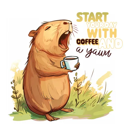 NOTIQUE Poznámkový kalendář Rozverné kapybary 2026, 30 x 30 cm