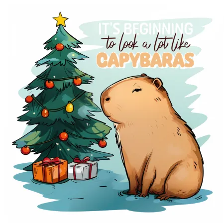 NOTIQUE Poznámkový kalendář Rozverné kapybary 2026, 30 x 30 cm