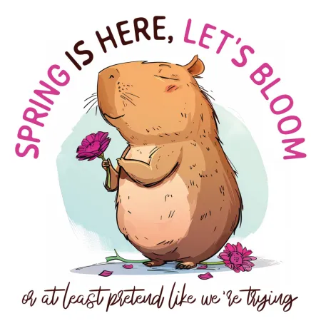 NOTIQUE Poznámkový kalendář Rozverné kapybary 2026, 30 x 30 cm