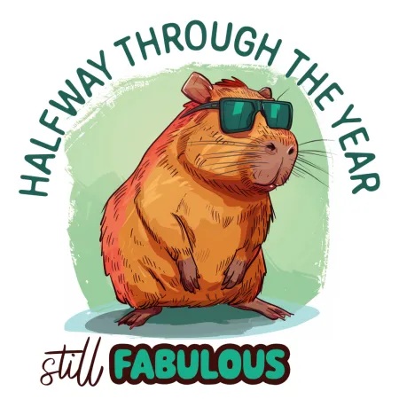 NOTIQUE Poznámkový kalendář Rozverné kapybary 2026, 30 x 30 cm