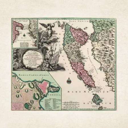 NOTIQUE Poznámkový kalendář Staré mapy 2026, 30 x 30 cm