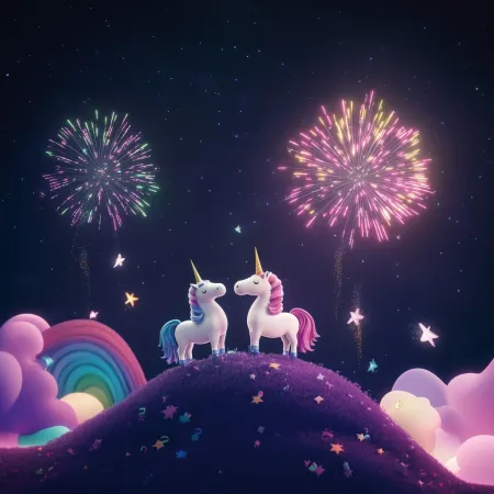 NOTIQUE Poznámkový kalendář Veselí jednorožci 2026, 30 x 30 cm