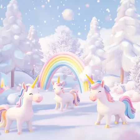 NOTIQUE Poznámkový kalendář Veselí jednorožci 2026, 30 x 30 cm