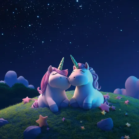 NOTIQUE Poznámkový kalendář Veselí jednorožci 2026, 30 x 30 cm