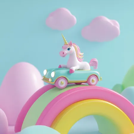 NOTIQUE Poznámkový kalendář Veselí jednorožci 2026, 30 x 30 cm