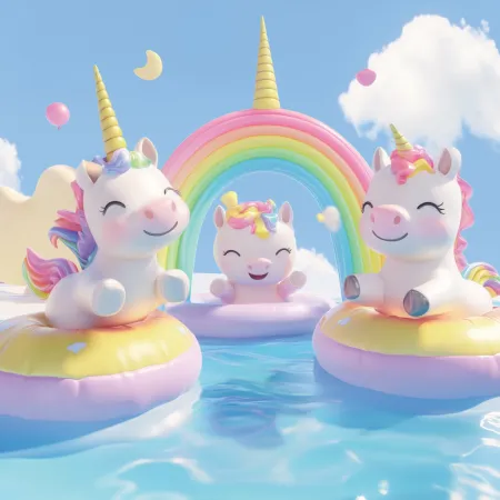 NOTIQUE Poznámkový kalendář Veselí jednorožci 2026, 30 x 30 cm