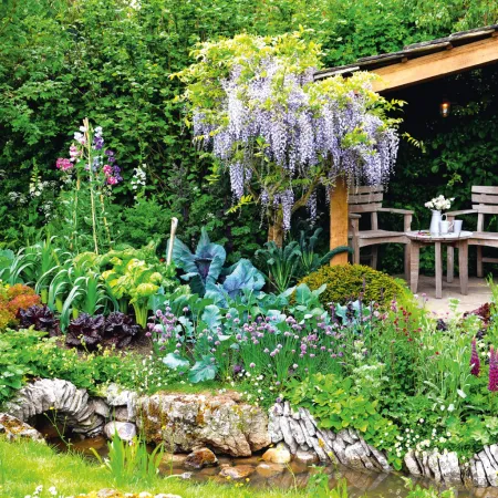 NOTIQUE Poznámkový kalendář Zahrady 2026, 30 x 30 cm