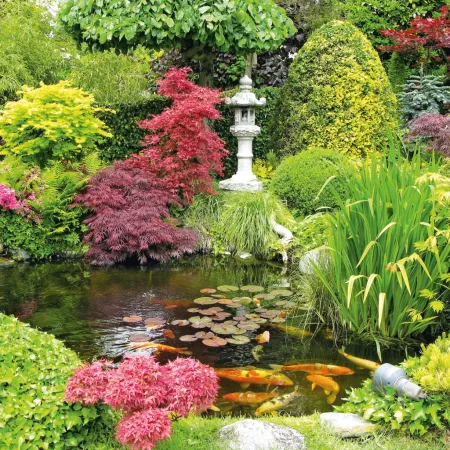 NOTIQUE Poznámkový kalendář Zahrady 2026, 30 x 30 cm