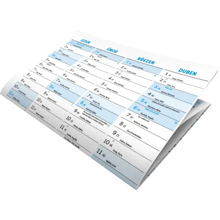 NOTIQUE Roční kalendář 2026, B1, 96,4 x 67 cm